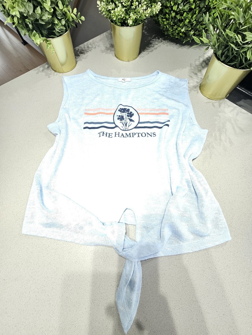 ARDENE Joli Haut Bleu Clair 'The Hamptons'